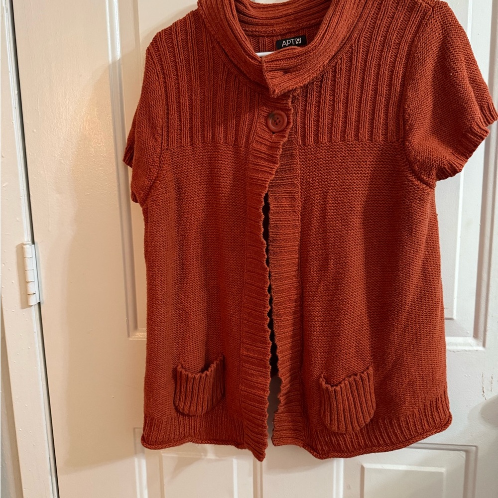 Apt. 9 Women's Burnt Orange Cardigan
